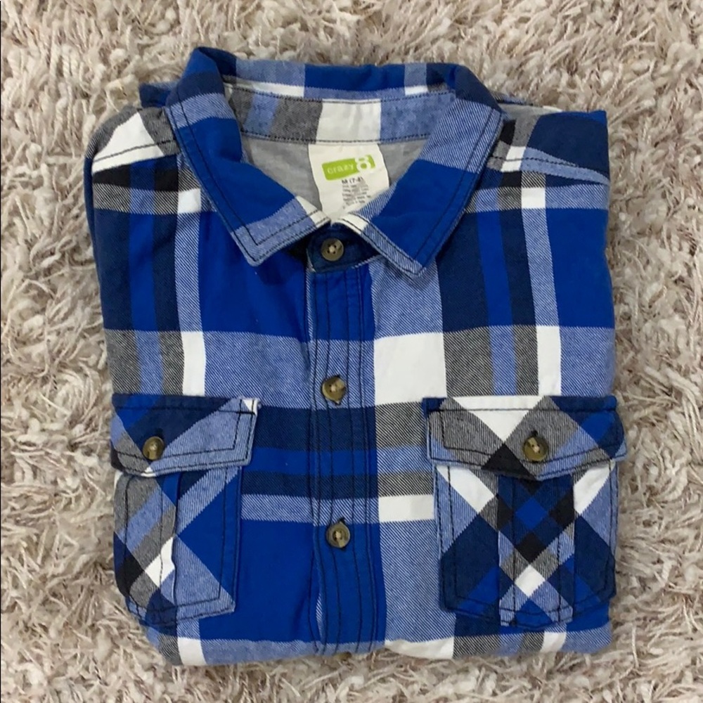 Crazy 8 boys’ plaid shirt
